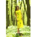 Embroidered dress "Double Yellow"